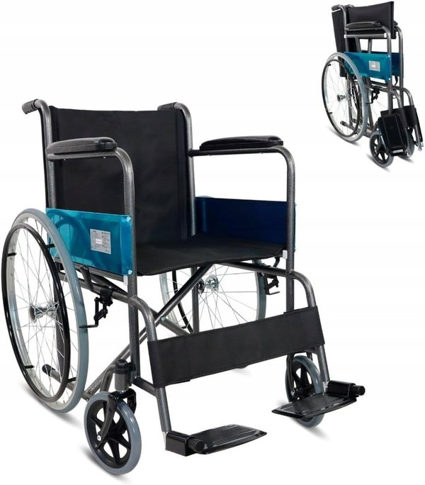 Mobiclinic, model Alcazar, wózek inwalidzki ortopedyczny, składany