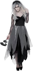 Smiffys STRÓJ cmentarna PANNA MŁODA upiorna HALLOWEEN r. L
