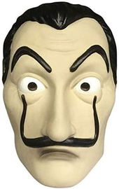 Maska kostiumowa unisex Salvador Dali Cosplay DOM Z PAPIERU USZKODZONA