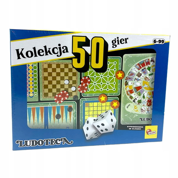 Gra planszowa Lisciani Ludoteca Kolekcja 50 gier Lisciani