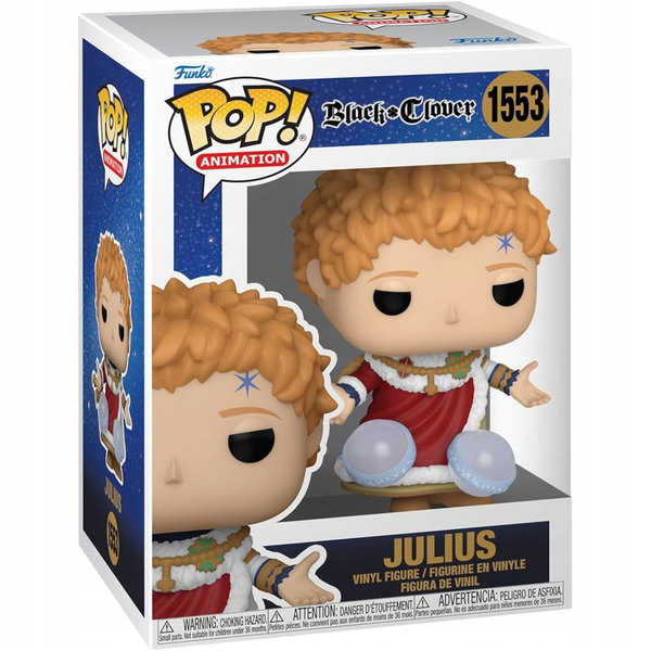 FUNKO POP! ANIMATION BLACK CLOVER VINYL FIGURE FIGURKA JULIUS 1553