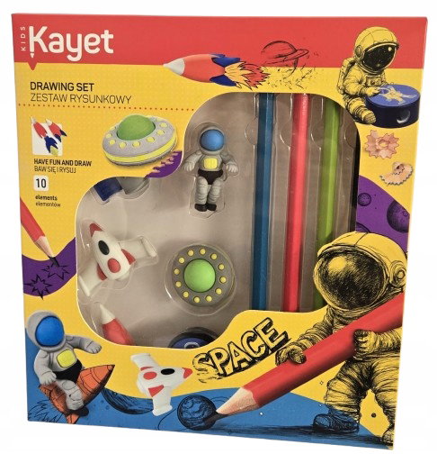 Kayet Zestaw rysunkowy 10el. KOSMOS