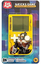 ELEFUN Gra Minikonsola BRICKS GAME żółty