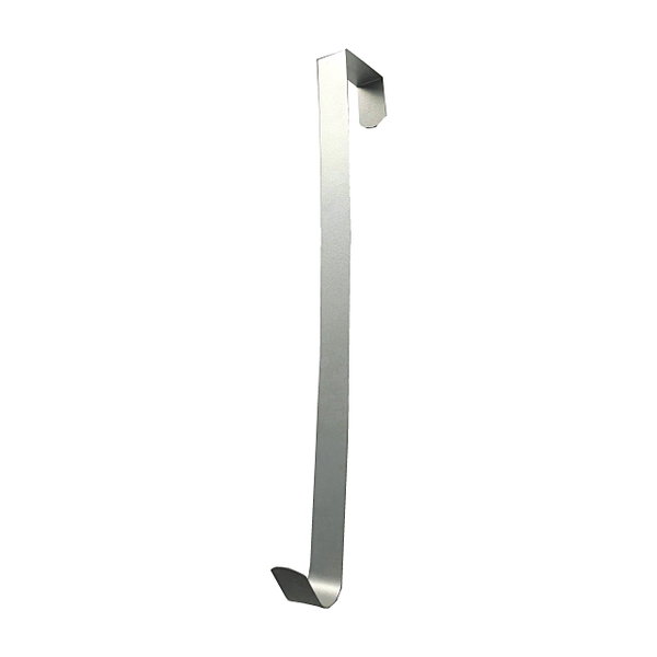 Metalowy wieszak na wieniec na Boże Narodzenie srebrny 35 cm 