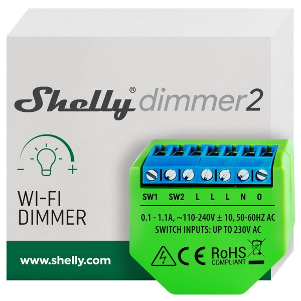 Przełącznik Shelly Ściemniacz 2 WiFi