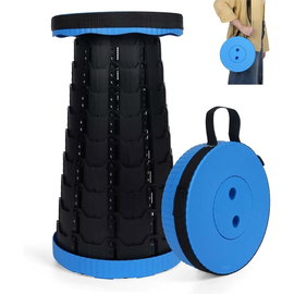 Teleskopow stołek kempingowy regulacja wysokości 6-45 cm nośność 181 kg 