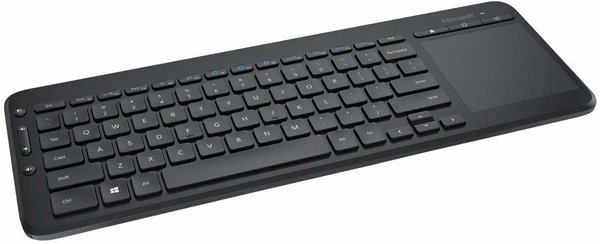 Klawiatura bezprzewodowa Microsoft All-in-one, wersja DE