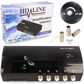 Wzmacniacz sygnału HD Line HD-14-AMP-I