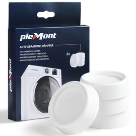 Podkładki antywibracyjne Plemont białe 4 szt.