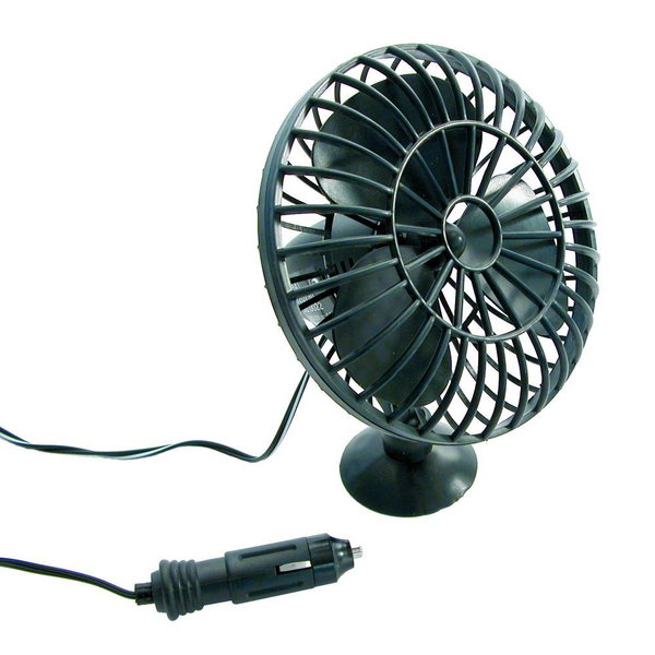Carpoint 0510019 Wentylator z Przyssawką do Samochodu 12V