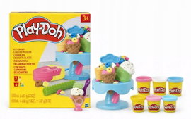 Hasbro PLAY-DOH ICE CREAM CAROUSEL – KARUZELA LODOWA Z CIASTOLINY 6 tubek