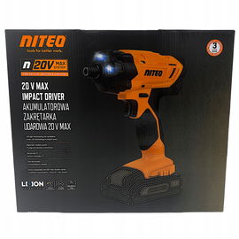 Niteo Akumulatorowa Zakrętarka udarowa 20V Max