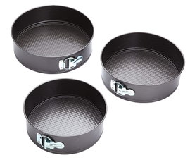KitchenCraft foremki do ciast okrągłe 3 sztuki 