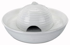 Poidło z fontanną ceramiczna Trixie biały 0,8 l