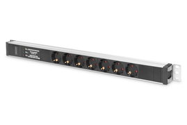 Listwa zasilająca Digitus DN-95412 7 gniazd 2 m czarny