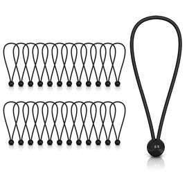 HAYATEC Napinacze do plandek z kulą 25 gumek do plandek banerów namiotów