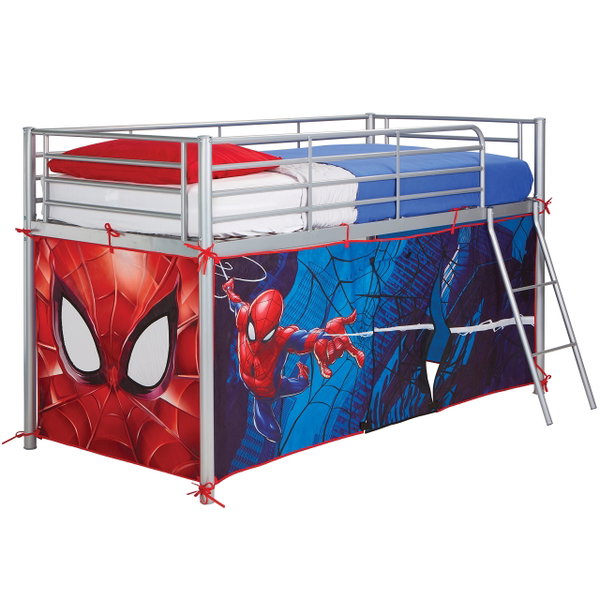 Spider Man Mid-Sleeper namiot łóżkowy 80 x 90 x 190 cm