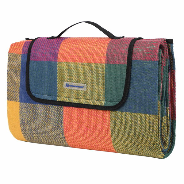 SONGMICS koc piknikowy 195 x 150 cm izolowany wodoodporny