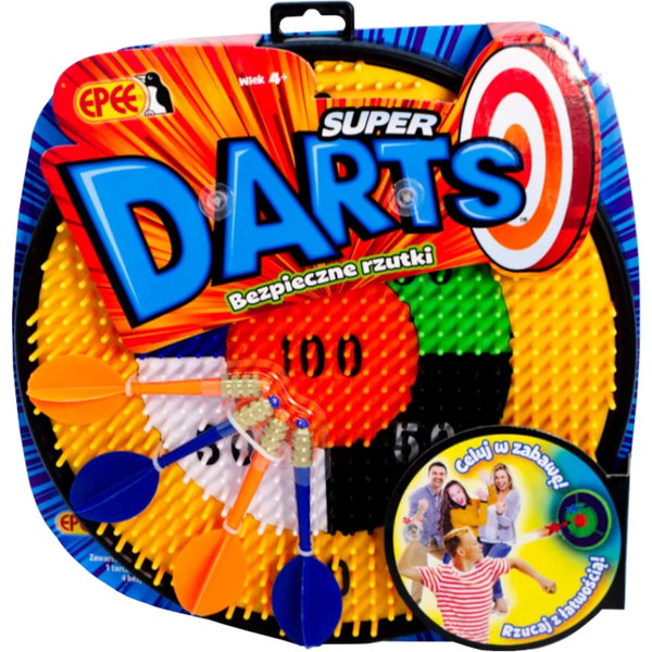 Super Darts Bezpieczne Rzutki Lotki Tarcza Zestaw do gry dla Dzieci EPEE