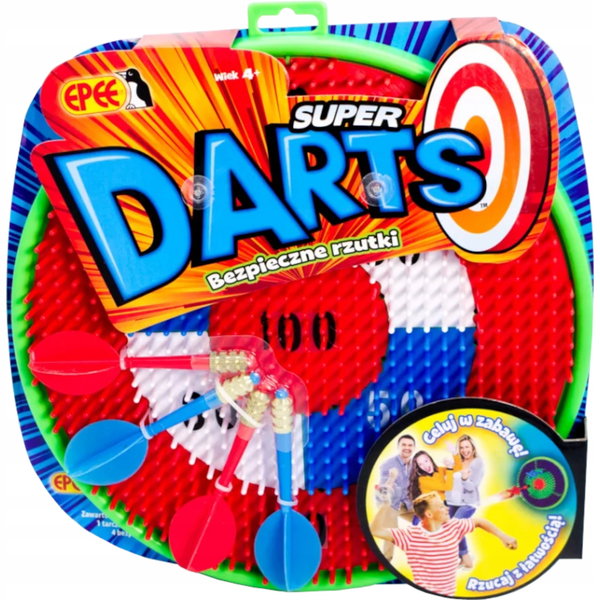 Super Darts Bezpieczne Rzutki Lotki Tarcza Zestaw do gry dla Dzieci EPEE