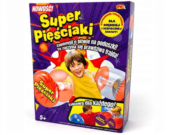 Super Pięściaki – dmuchane rękawice do zabawy dla dzieci EPEE