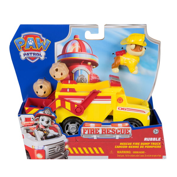 Pojazd Spin Master Psi Patrol wywrotka strażacka Rubble 6072662