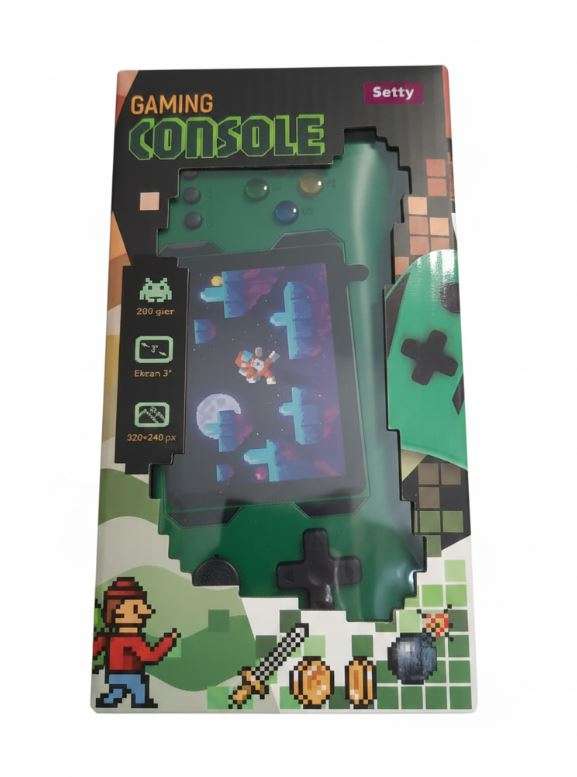 Konsola z Grami Retro Gaming Console 200 Gier Ekran 2" 320x240px