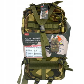 Plecak wojskowy Setty Plecak survivalowy 41-60 l czarny