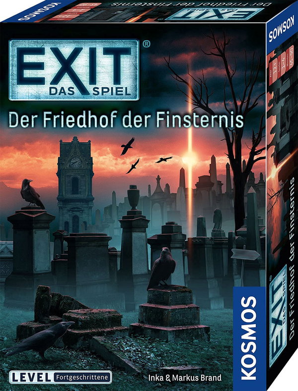 Gra planszowa EXIT The Graveyard of Darkness Kosmos NIEMIECKI