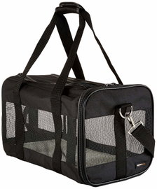 Transporter Torba na psa Amazon Basics, czarna, rozmiar M
