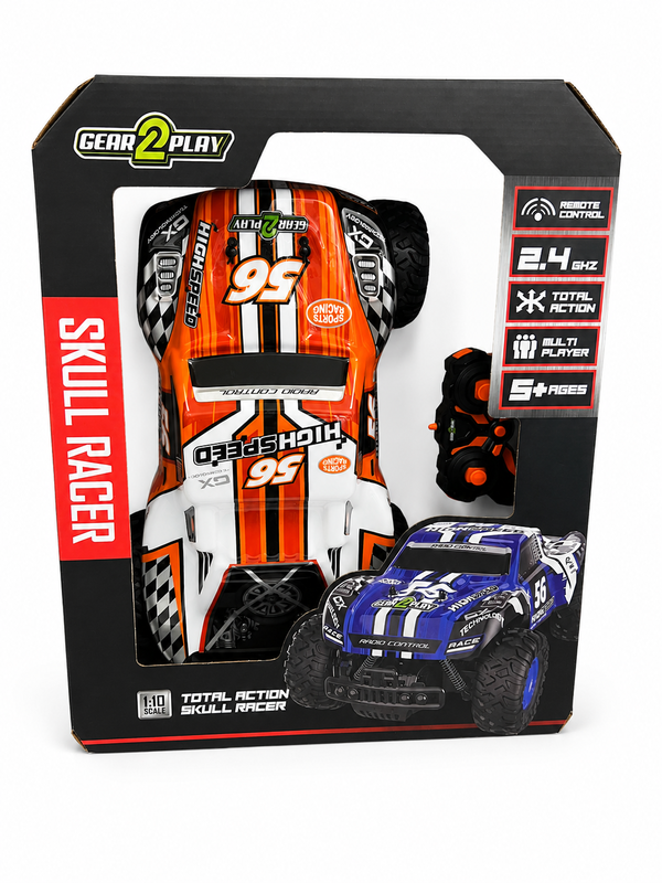 Gear2Play AUTO ZDALNIE STEROWANE SKULL RACER SKALA 1:10 