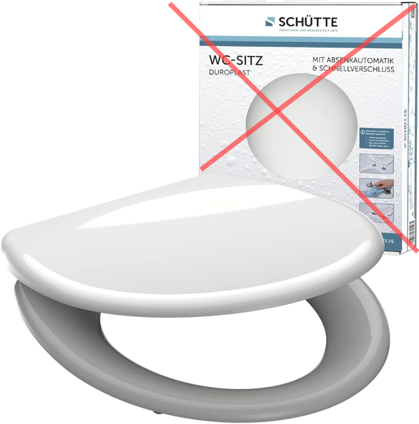 Deska sedesowa Schütte Duroplast biały duroplast