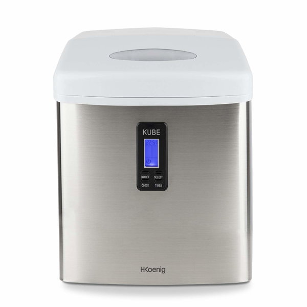 Kostkarka do lodu H.Koenig KB15  3,3 L, 3 rozmiary kostek lodu - Szary 110
