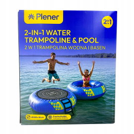 Plener 2w1 Trampolina wodna i basen max 60kg 200x55cm drabinka