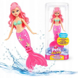 SYRENKA ZURU MERMAID PET ALIVE MAGIC SWIMMING SAMA PŁYWA DLA DZIECI DO WODY