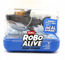 ZURU Robo Alive pływający rekin szary