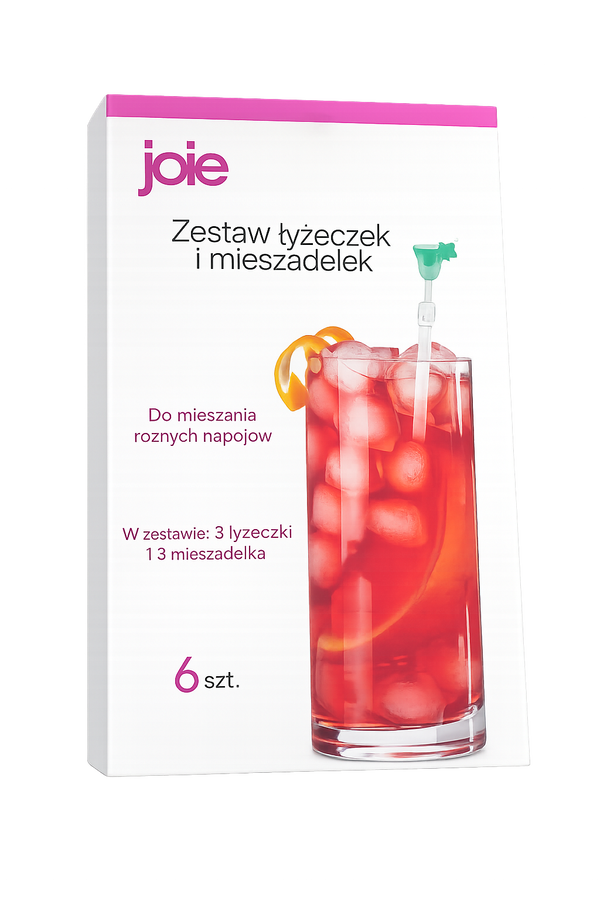 ZESTAW  3 ŁYŻCZEK I 3 MIESZADELEK  DO NAPOJÓW 