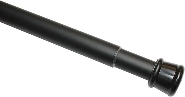 Drążek prysznicowy rozporowy Gardinia 60-100 x 23 mm czarny