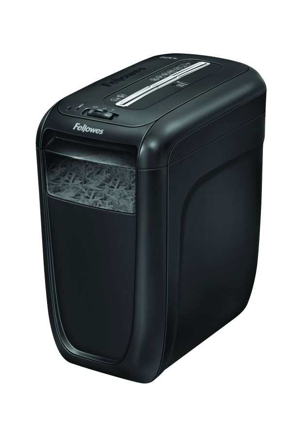 Niszczarka FELLOWES 60CS ścinki 4x40mm RODO kosz 22L niszczy do 10 kartek