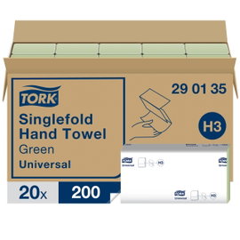 Ręcznik papierowy papier Tork w opakowaniu 18 szt x 250  zielony