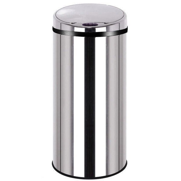 Kosz na śmieci metal Kitchen Move 42l srebrny
