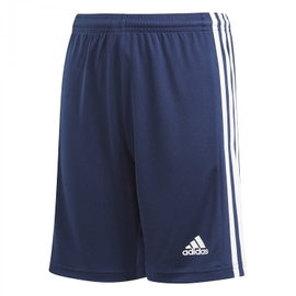 Adidas krótkie spodenki przed kolano poliester niebieski rozmiar 176