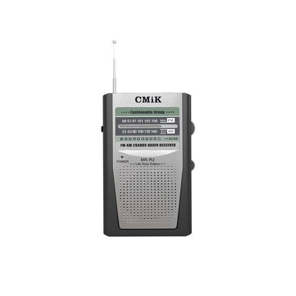 Małe radio przenośne FM dla seniorów akumulatorowe AAA