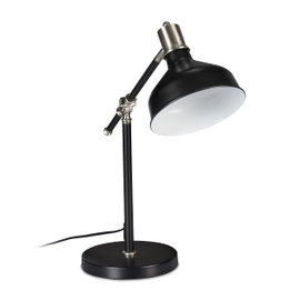 Relaxdays Lampa biurkowa regulowana oprawa E27 Retro do biura i gabinetu
