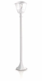 Lampa Ogrodowa Stojąca Słupek Latarnia 100cm E27 IP44 Philips Creek Biała