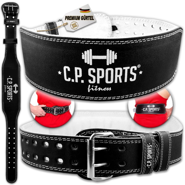 Pas kulturystyczny skózany CPSports r. S 65 cm - 86 cm