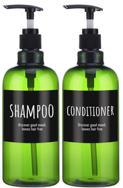 Dozownik szamponu Segbeauty 2 sztuki Zielony 500ml butelka z pompką