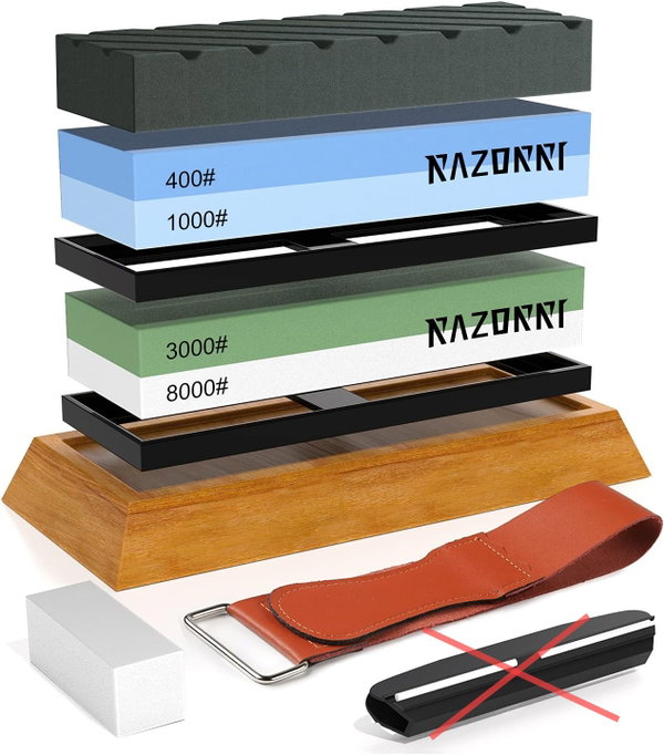 Zestaw kamieni szlifierskich Razorri dwustronne 400/1000 3000/8000 Grit