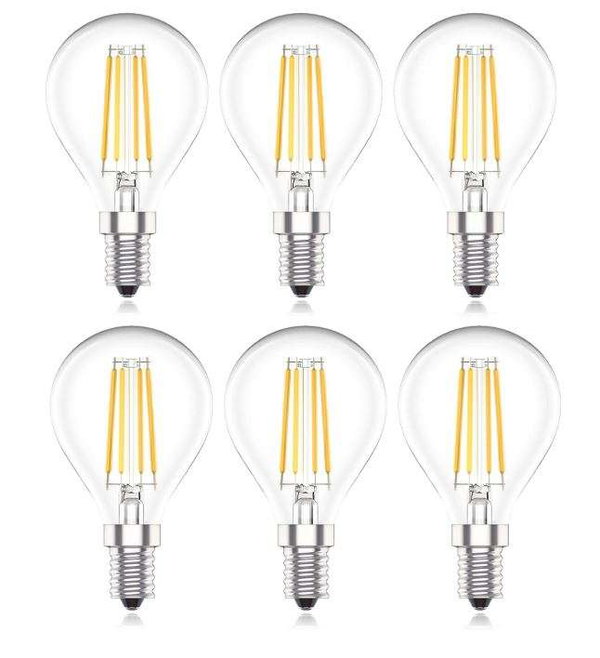 Żarówka LED E14 kropla 4W ciepła biel 2700K ściemniana 6 sztuk