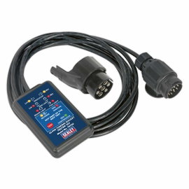 SEALEY Tester 12V do sprawdzania gniazd elektrycznych, 13 i 7 pinowych